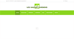Desktop Screenshot of lesmaconsparisiens.fr