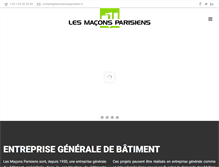 Tablet Screenshot of lesmaconsparisiens.fr